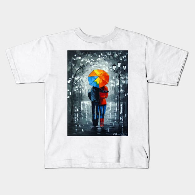 Bright walk Kids T-Shirt by OLHADARCHUKART